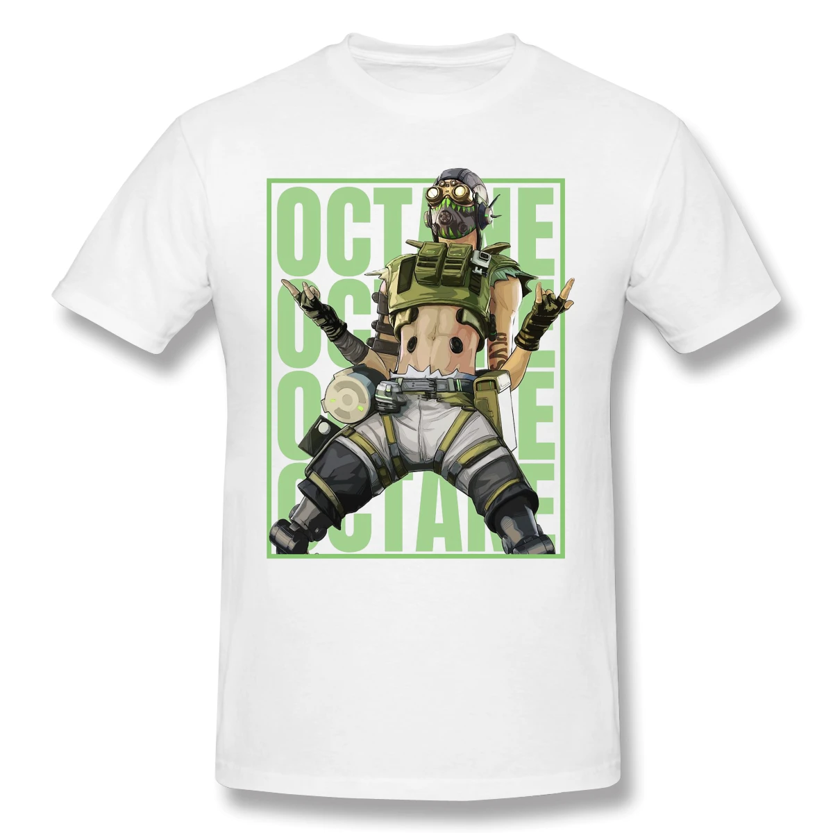 Apex Legends 2020 Новое поступление футболка Octane с его пусковым ковриком Crewneck хлопок для