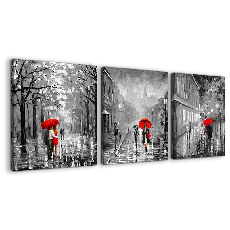 Парусиновая Настенная картина парусина Парижа для спальни черная белая