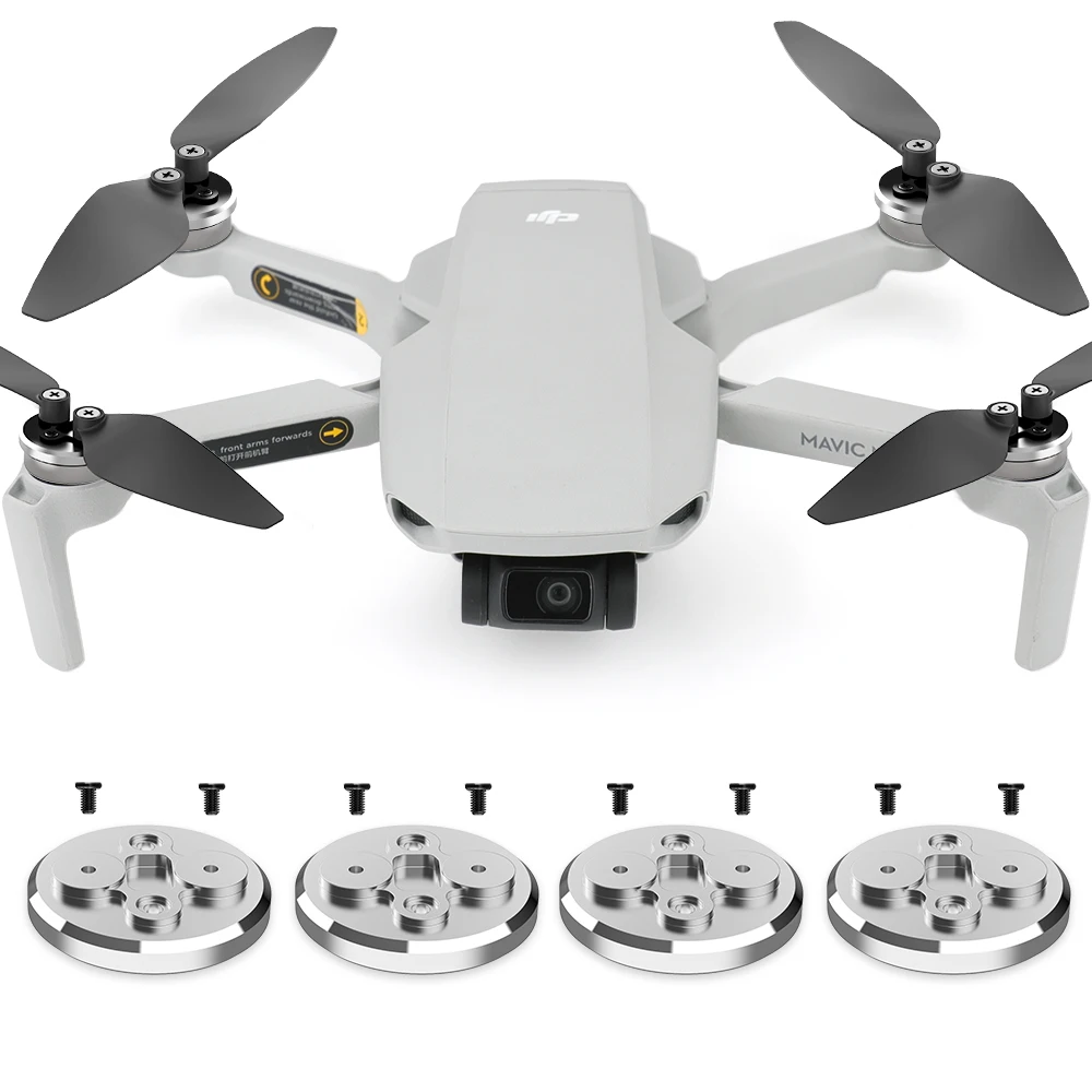 4 шт. крышка двигателя для DJI Mavic Mini Drone Пыленепроницаемая защита алюминиевый