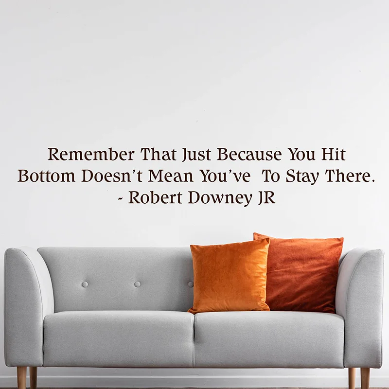 Помните что просто потому вы попали в дно не означает должны оставаться на стене