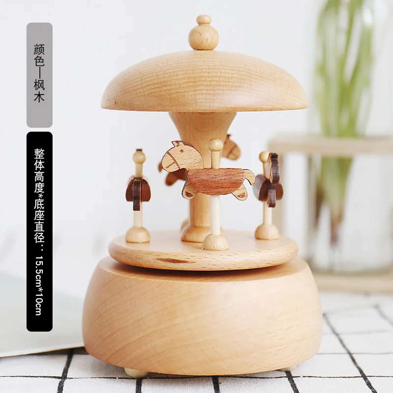 

Music Producer Japanese Party Decorations Gramophone Vintage Personalized Music Box Objects Carved Music Box Caixa Home Eg50yh