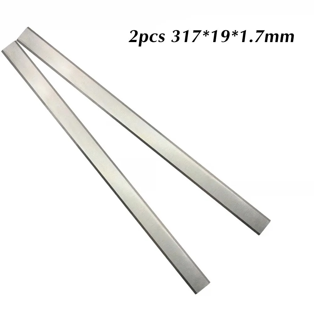 

2 Pcs HSS Woodworking Planer Blade 317 * 19 * 1.7mm 12" TP300DELTA TP300 Blades Replacement 22-547 Delta 22-540 Planer