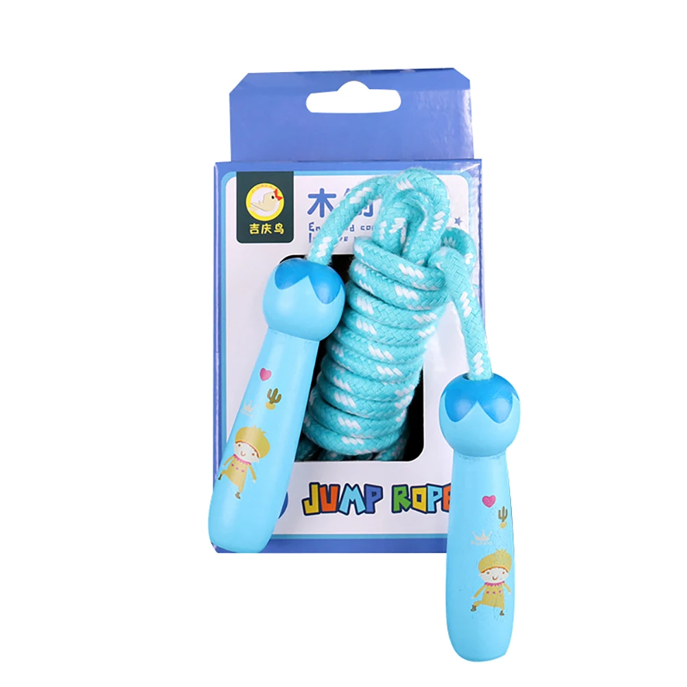 

Wooden Skipping Rope Children's Toys For Primary School Students Physical Examination Special Beginner Skipping Kindergarten