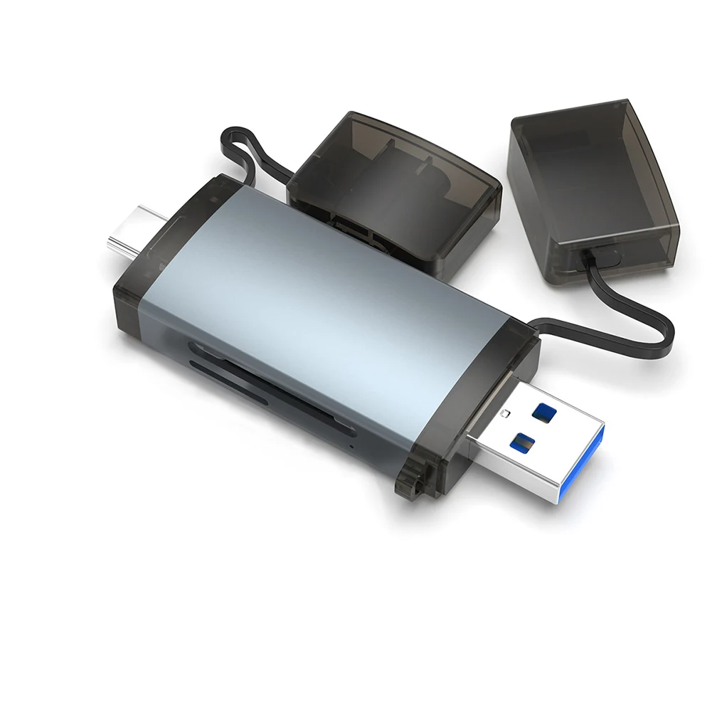 

Все в 1 Тип с разъемами типа C и SD/TF 3,0 кард-ридер с двумя головками SD TF карта памяти Micro SD карты чтения устройство для Аксессуары для ноутбуков