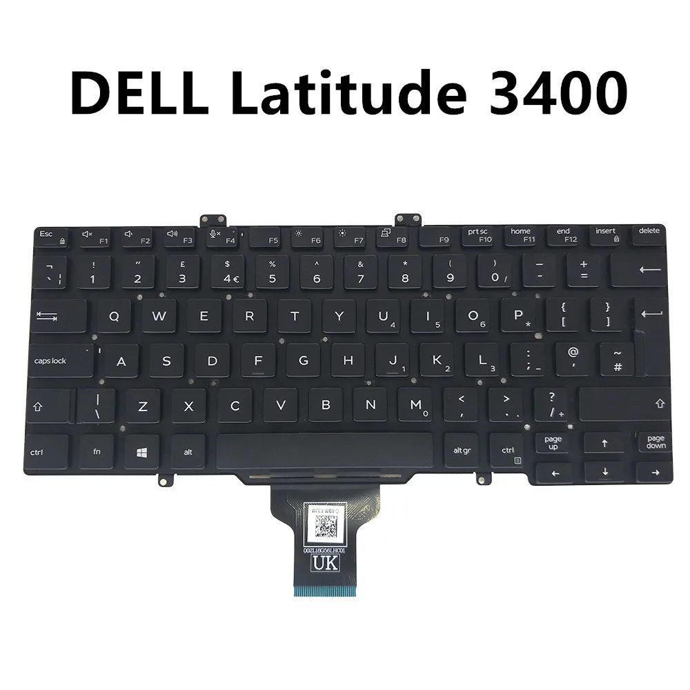 Английская клавиатура для Dell latitude 5400 5401 7400 3400 Гб черный 0JJVWV PK132EE2A15 DLM18G5 CN