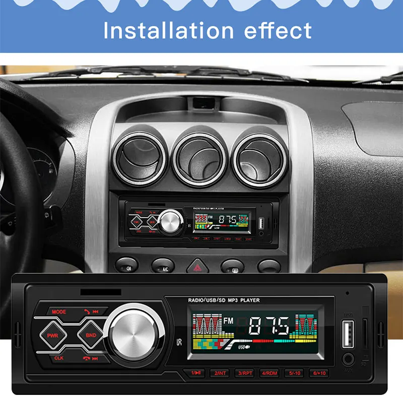 Автомобильный MP3 плеер Bluetooth FM модулятор передатчик Handfree авто радио USB AUX U диск