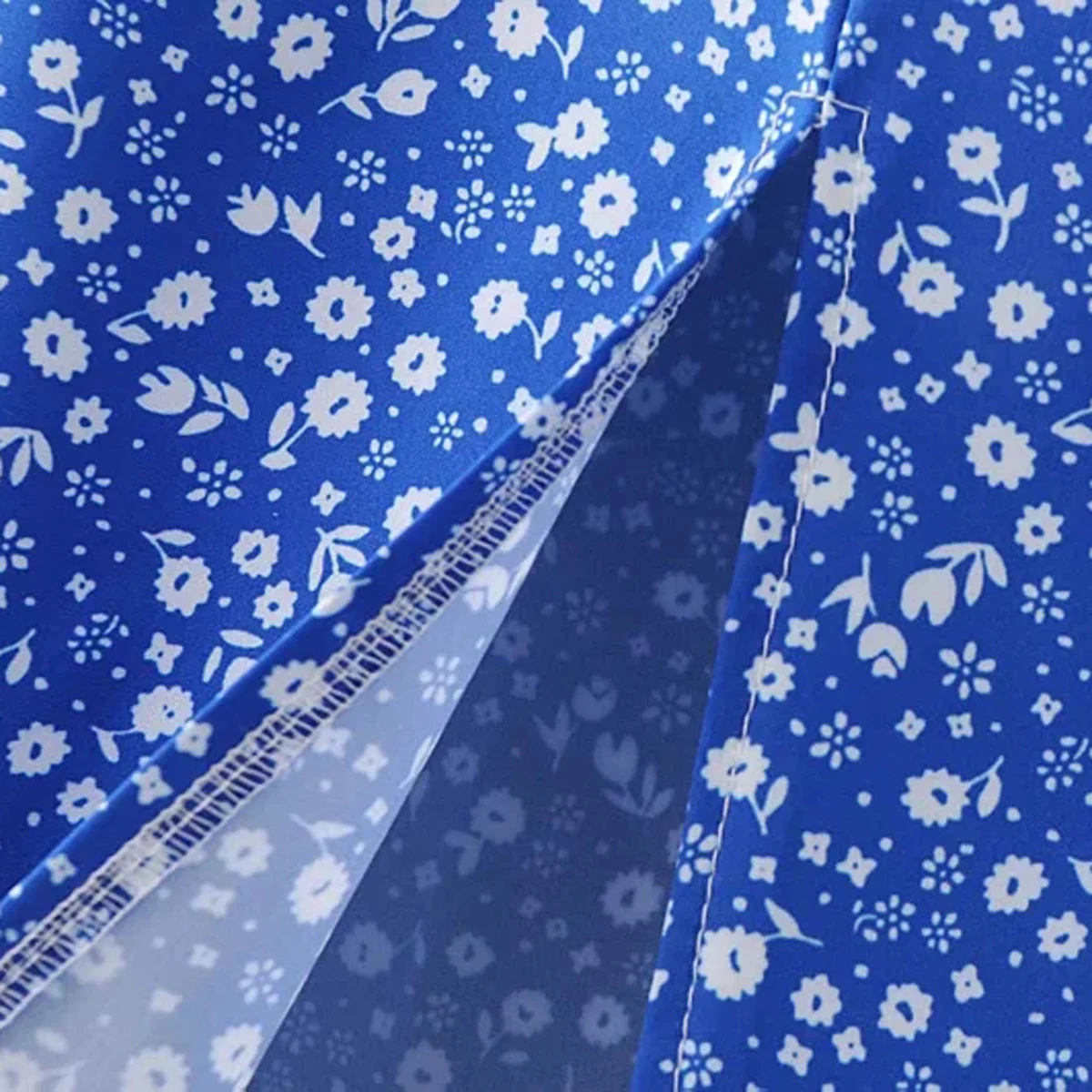 

Vintage Square Neck Short Sleeve Midi Floral Dresses DLQZ455