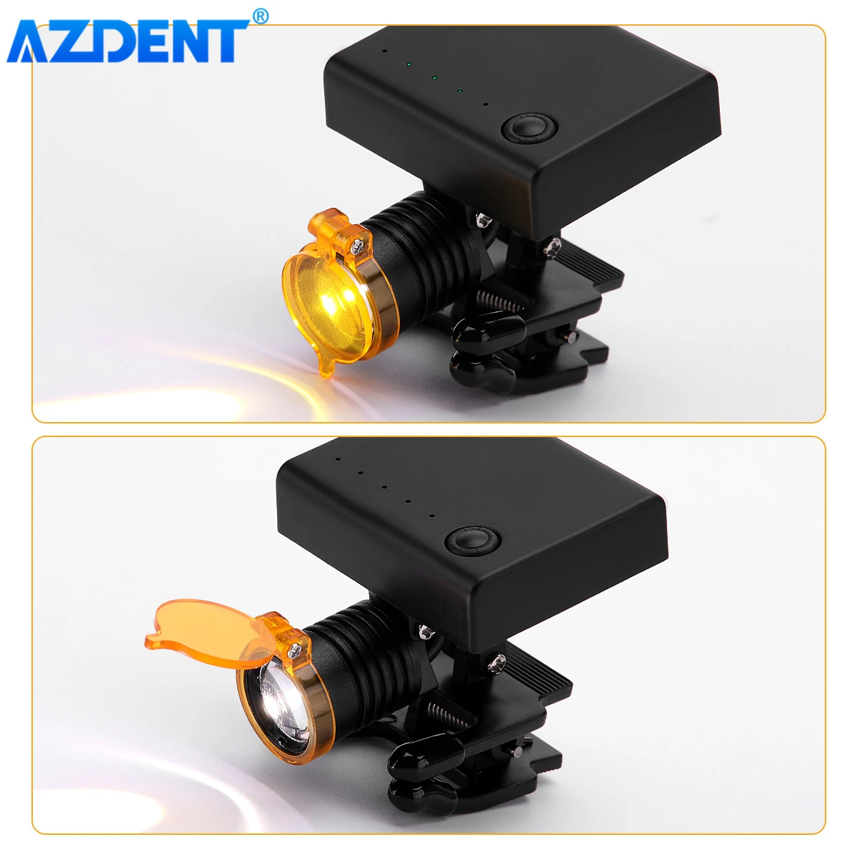 Беспроводная СВЕТОДИОДНАЯ головная лампа 3 Вт портативная с оптическим фильтром