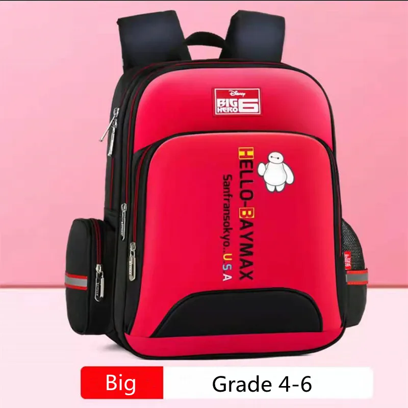 2021 Disney New School Bags For Boys Girls BAYMAX Primary Student Shoulder Orthopedic Backpack Large Capacity Kids Birthday Gift