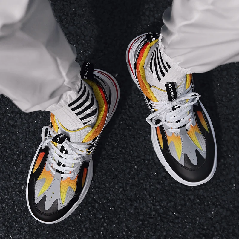 Мужская повседневная обувь брендовая мужская мужские кроссовки на плоской