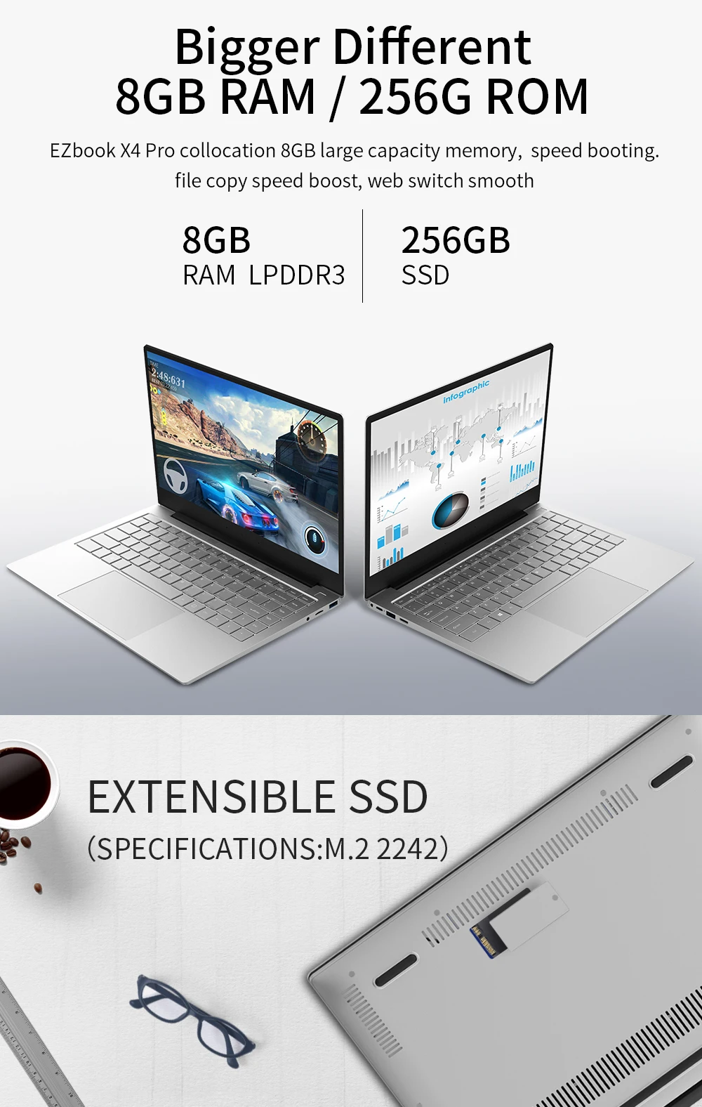 Jumper EZbook X4 Pro ноутбук 1" FHD дисплей Intel Core i3-5005U 8 Гб 256 ГБ SSD ноутбук двухдиапазонный Wifi Win 10 Ultraslim компьютер