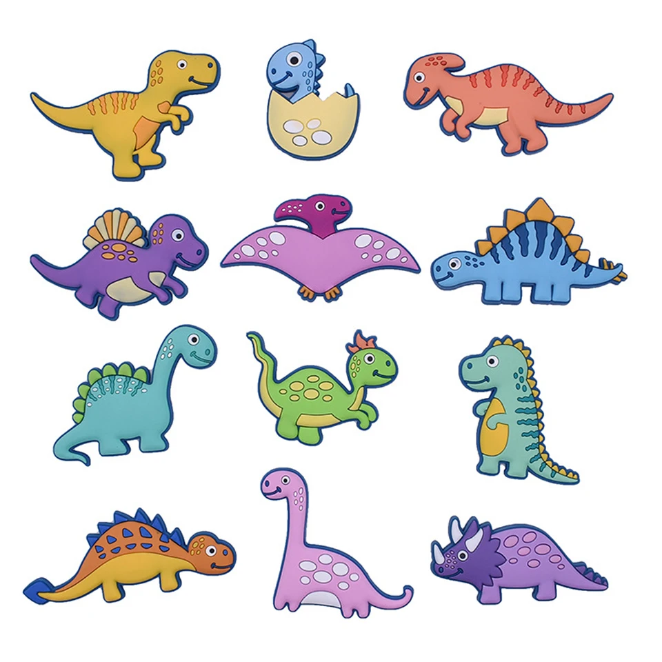 10Pcs/Lot Dinosaur Fridge Magnets for Kids Set Home Decor Strong Cute Aniaml Magnet Stickers for Refrigerator Board Toy Gift