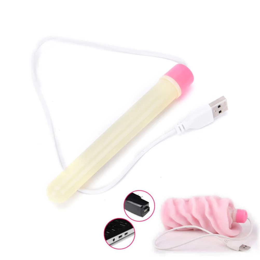 12 см вспомогательный нагревательный стержень USB нагреватель мастурбация Мужская