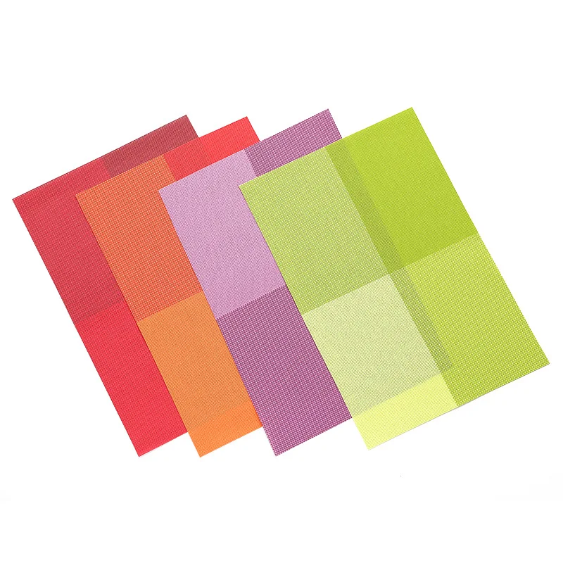 Новая мода ПВХ настольные коврики европейские кухонные принадлежности столовые