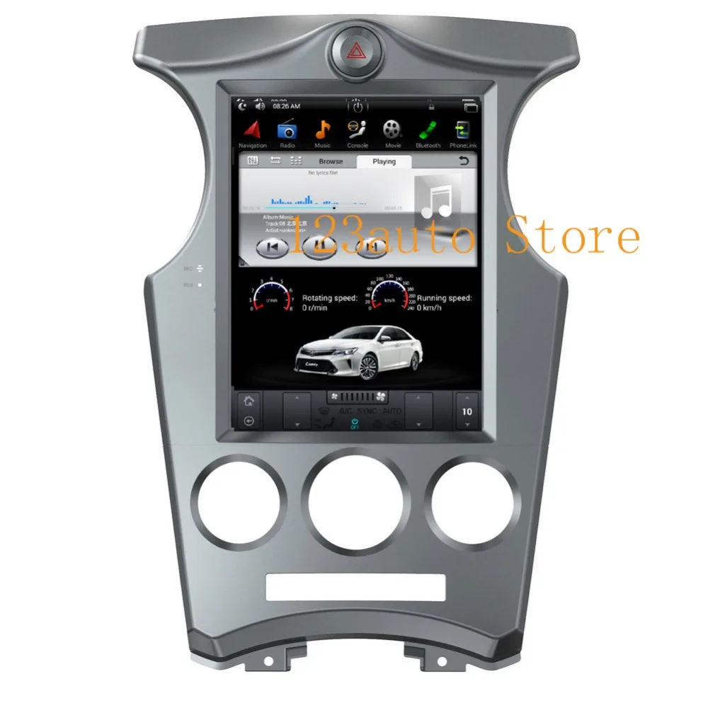 10 4 ''вертикальный экран Tesla стиль Android 9 0 автомобильный DVD GPS плеер навигация PX6