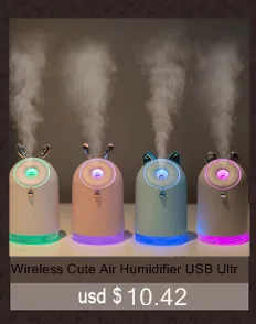 Creative 420ml Time Humidifier USB Essential Oil Diffuser For Home Office Aromatherapy Humidificador Difusor LED nightLight Lamp