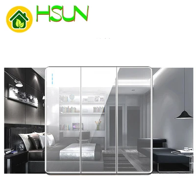 Высококачественная розетка с большой панелью 1 2 3 4 gang way серая переключателем тип