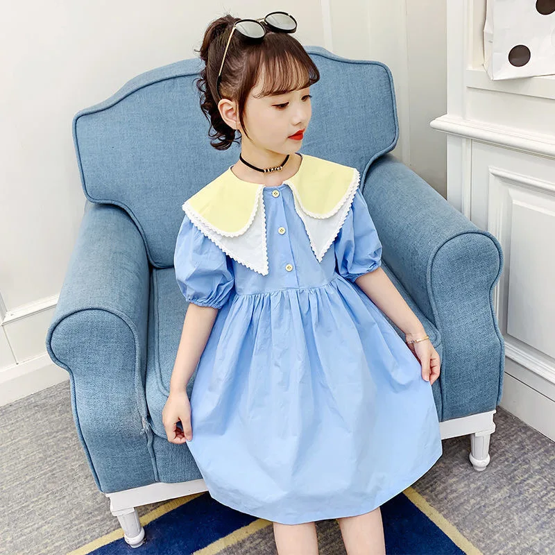 2021 Детские платья для девочек-подростков модное женское платье с кукольным