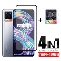 full cover glass for oppo realme 8 pro glass for realme 8 pro tempered glass full glue screen protector for realme 8i lens glass