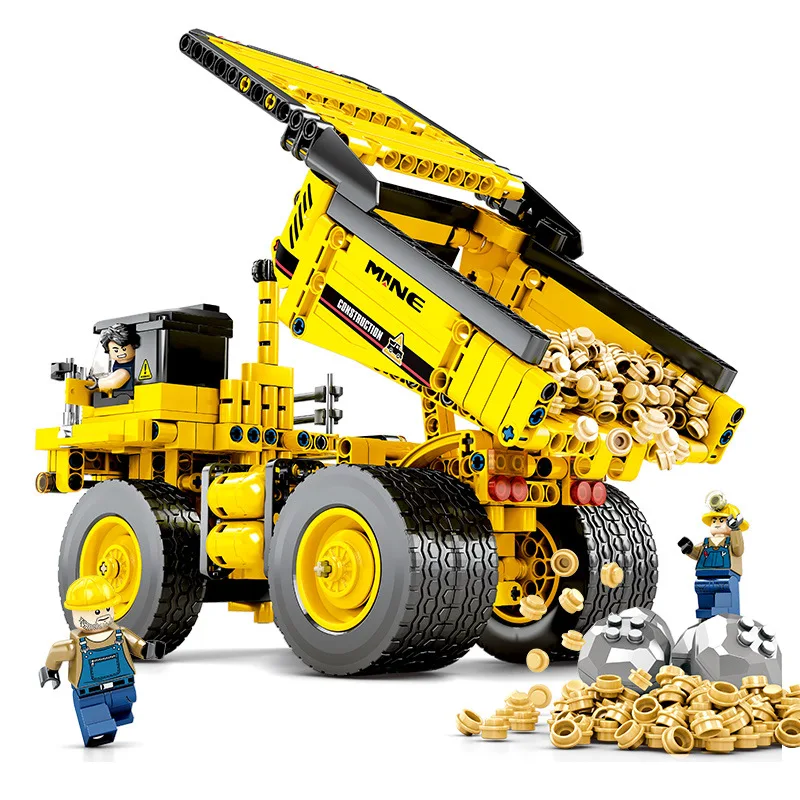 Конструктор City Technic Детский конструктор бульдозер кран экскаватор грузовик
