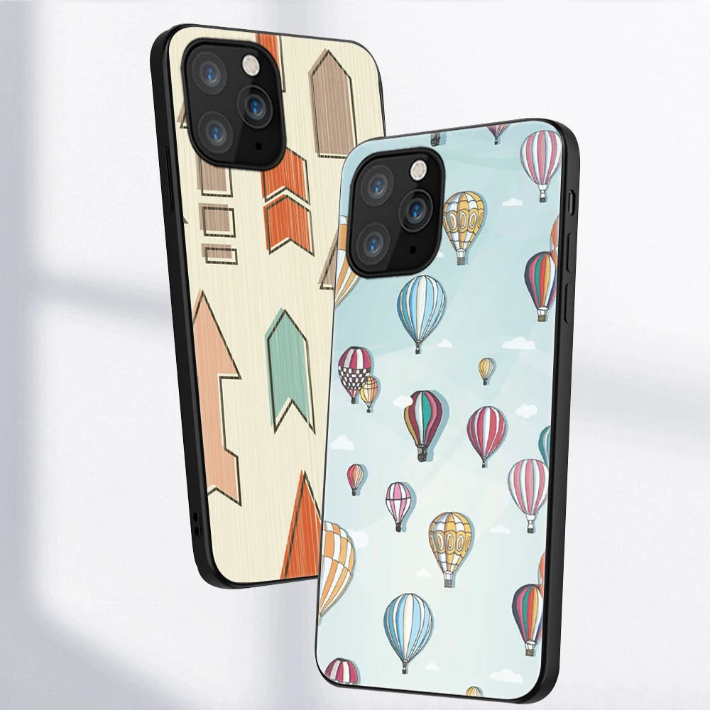 

Love Heart Balloon Case For iPhone 11 12 Pro Max Mini Cover for iPhone X XR XS MAX 7 8 6 6S Plus 5 SE 2020 Soft TPU Phone Fundas