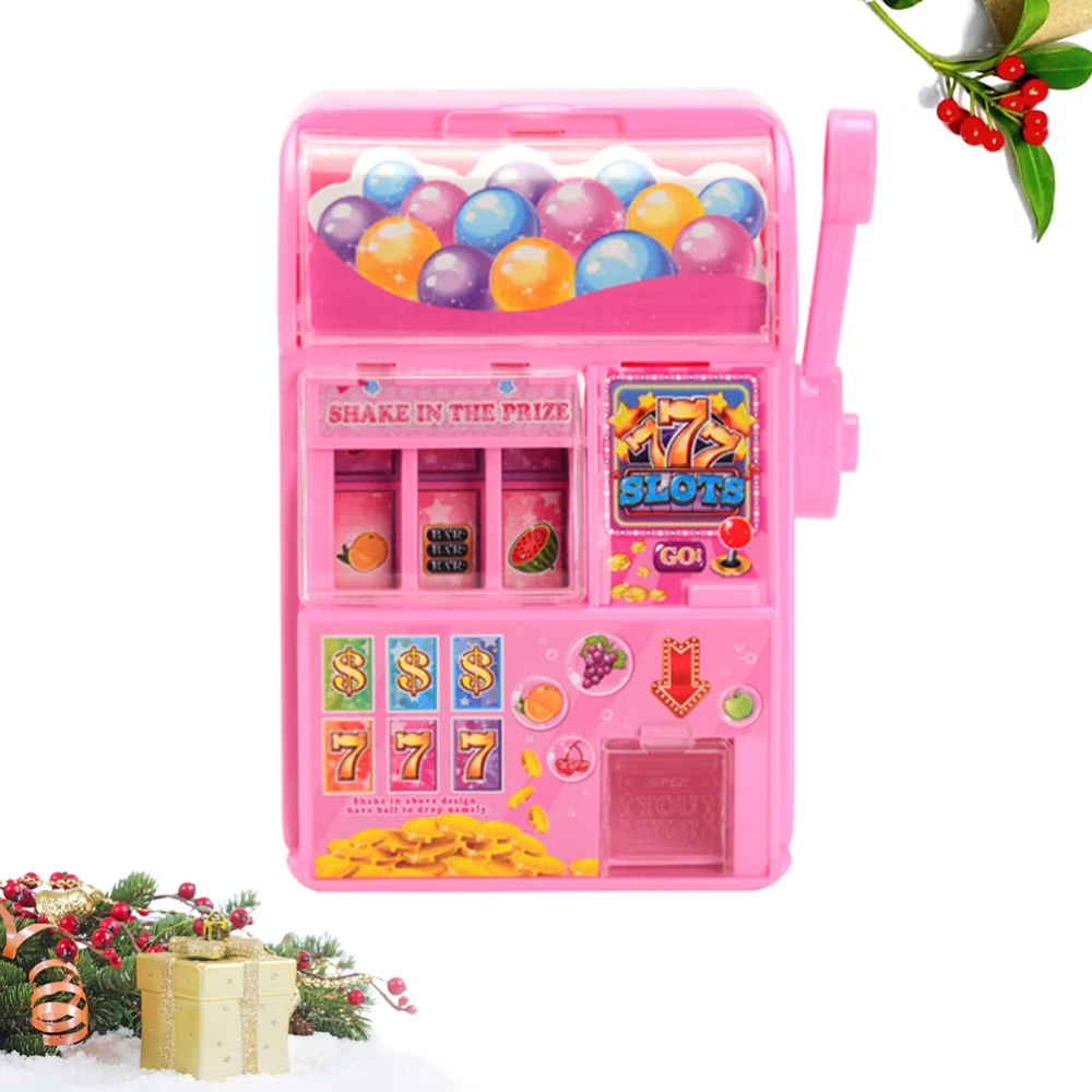 

Manual Lottery Machine Funny Desktop Miniature Lottery Educational Plaything for Home Party Boy Girl (Random Color)