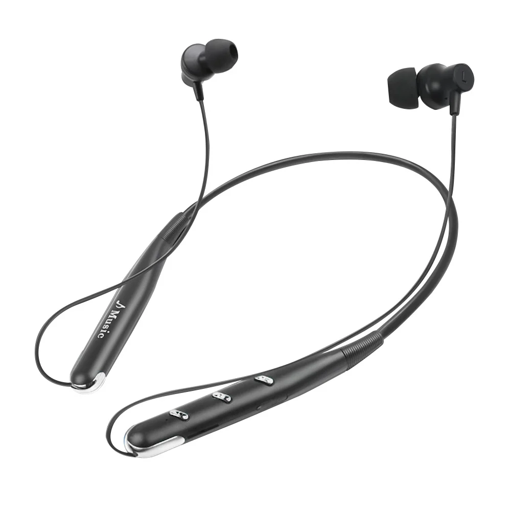

5.0 Bluetooth Earphone Neckband Wireless Headphones Waterproof Sport Stereo Earbuds Music Gaming Headset With Mic For All Phones