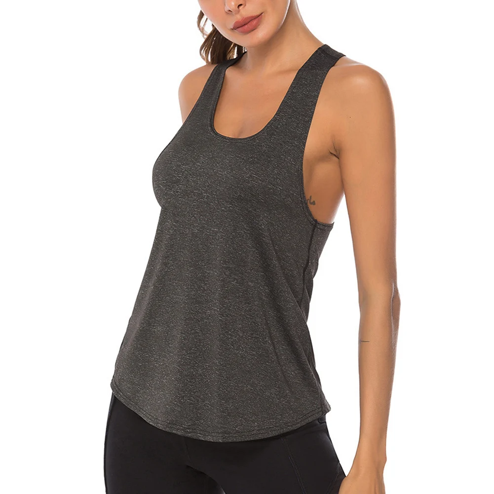 

Quick-drying Sleeveless Yoga Vest Sport Singlet Women Athletic Fitness Sport Tank Tops Gym Running Training Yoga Shirts BN99