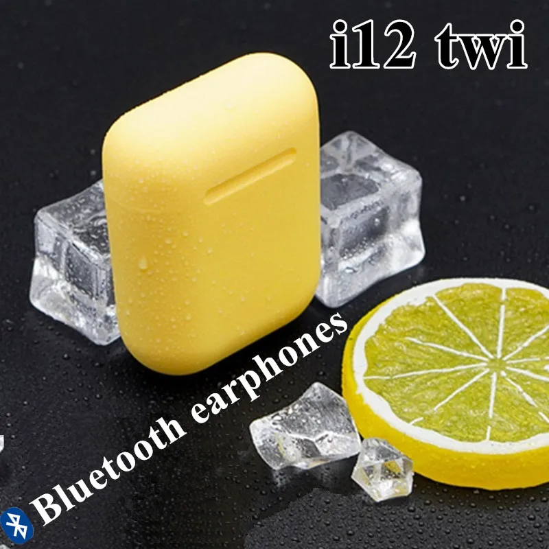I12 TWS Беспроводные наушники с сенсорной клавишей Bluetooth 5 0 спортивные 3D стерео