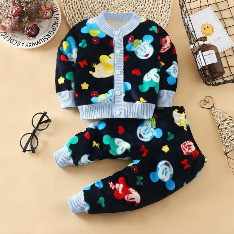 Комплекты детской одежды осенне-зимнее детское хлопковое повседневное