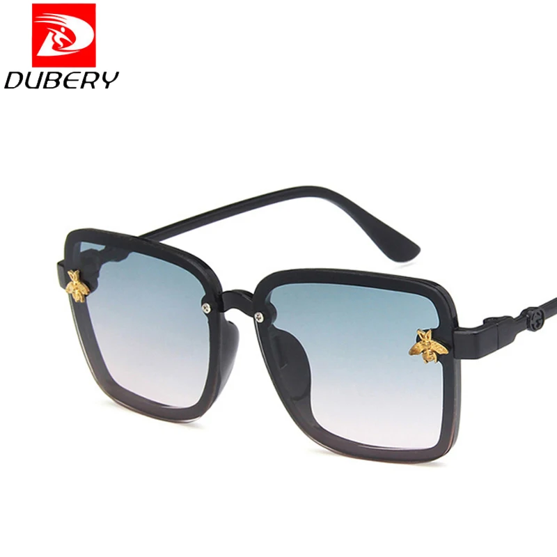 DUBERY Kids Bee Квадратные Солнцезащитные очки милые Оттенки для детей мальчиков и