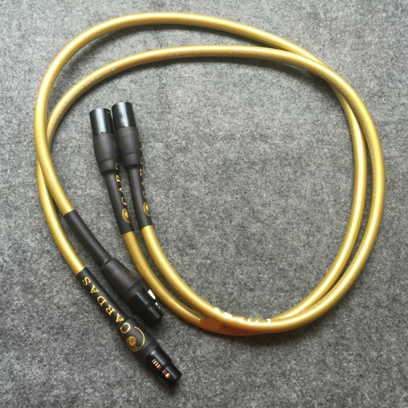 Сбалансированный кабель XLR Hexlink золотистый 5-C с золотистым покрытием для передачи