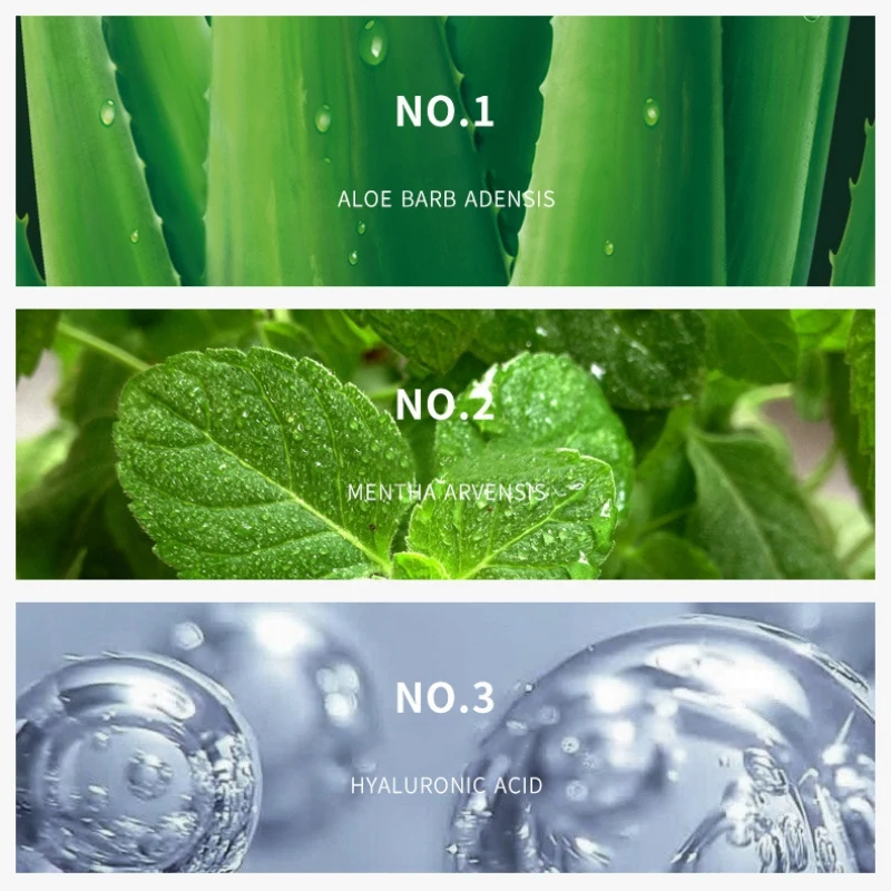 Гель алоэ вера увлажняющий противовоспалительный успокаивает кожу от акне с