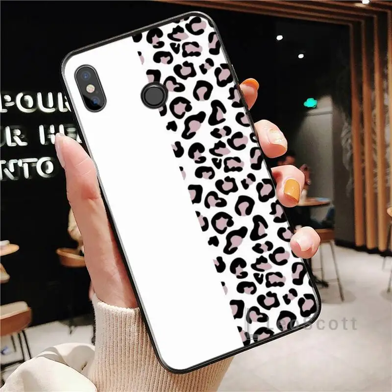 

Fashion luxury Leopard Print Pattern Phone Case For Xiaomi Redmi Note 4 4x 5 6 7 8 pro S2 PLUS 6A PRO
