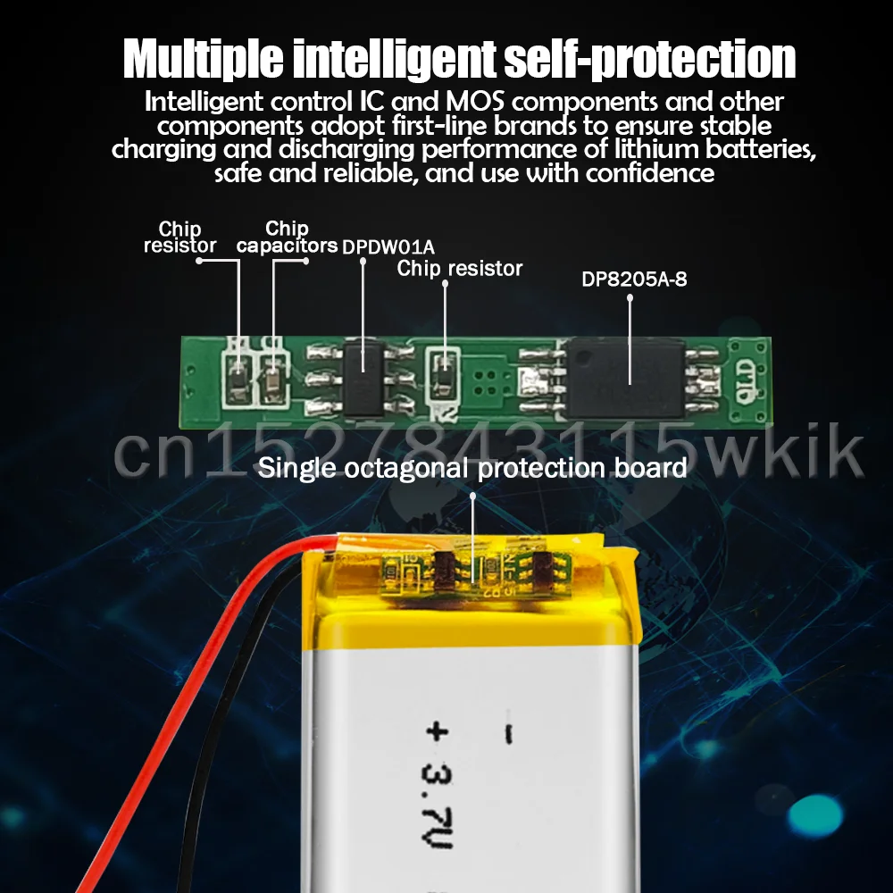 802540 082540 3 7 V 850mAh литий-полимерная аккумуляторная батарея для LED MP3 MP4 игрушка GPS