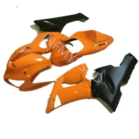 injection abs fairing kit bodywork for kawasaki ninja zx6r 636 05 06 2005 2006 orange black body fairing