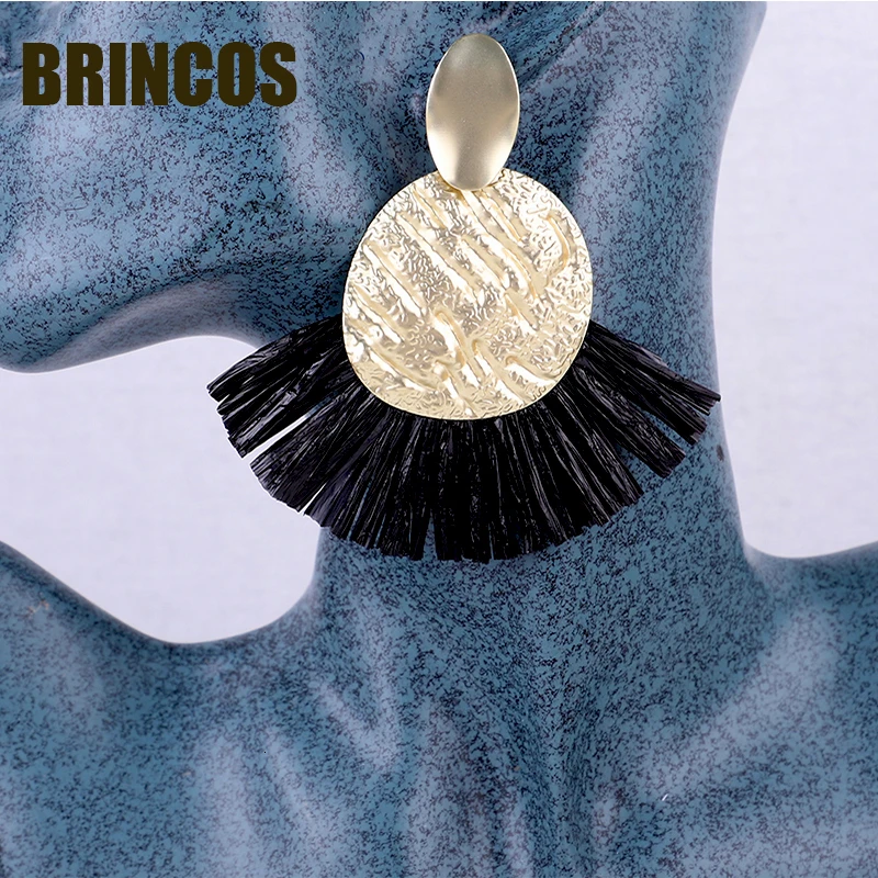Женские серьги Kpop 2019 с кисточками ювелирные изделия в стиле бохо Корейская