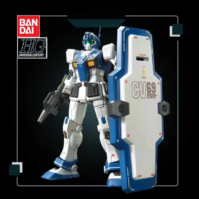 

Bandai Assembly Actionable Anime Figures Model HG 1/144 #22 Gm Guard Custom Gundam RGM-79HC MSV-R Monteren Model Kits Actiefigu