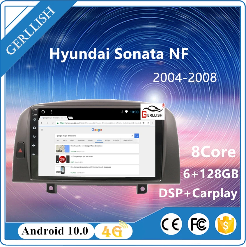 Android мультимедиа для Hyundai SONATA NF 2004 2005 2006 2007 2008 автомобильный dvd Радио gps навигация