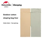 Спальный мешок-конверт Naturehike, хлопковая Ультралегкая портативная простыня для кемпинга, отдыха на открытом воздухе, путешествий, защиты от грязи, для отеля