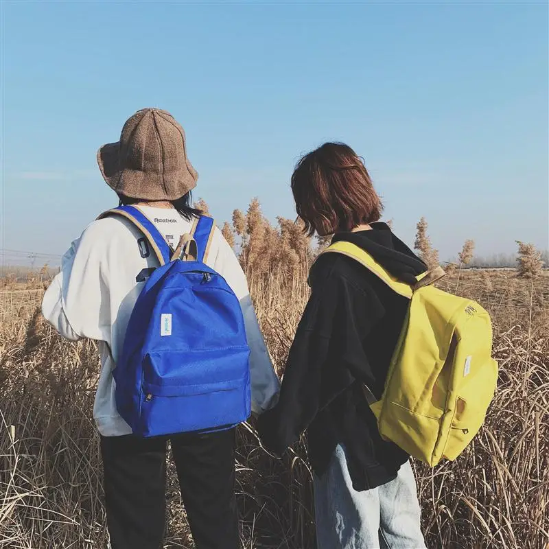 Корейский модный Повседневный трендовый рюкзак для пары мужчин и женщин