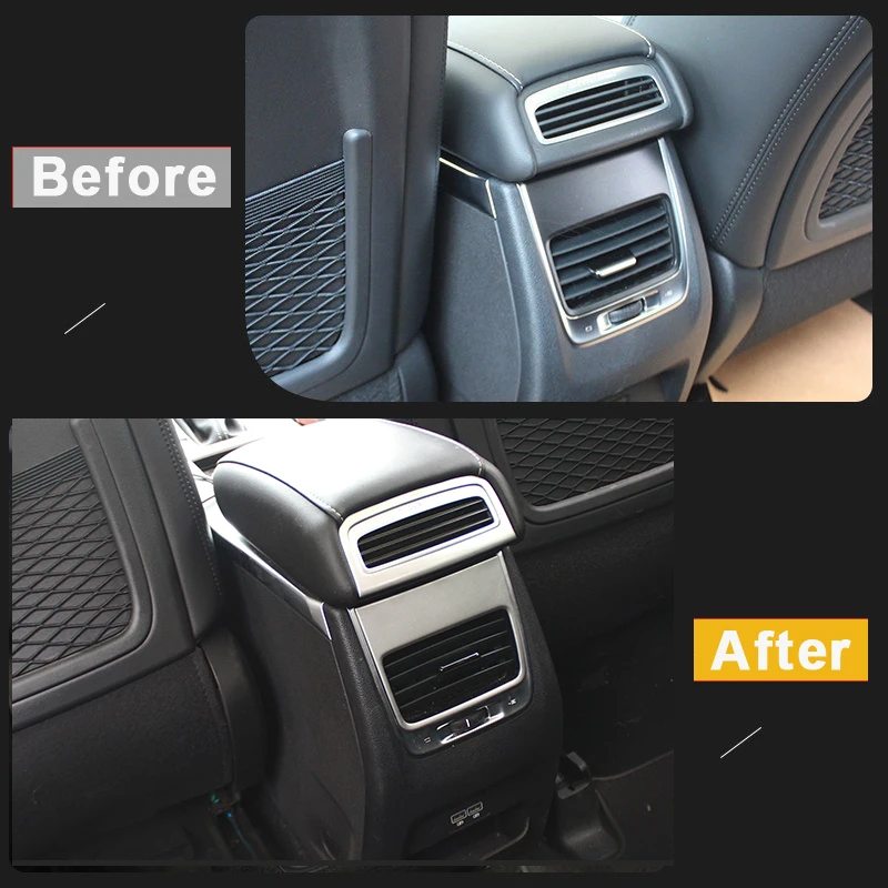 Внутренняя отделка подлокотника автомобиля Задняя Крышка вентиляционного