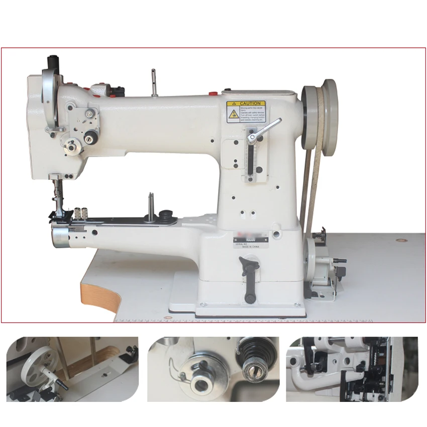 KX335 550W Leather Shoes Industrial Sewing Machine For Shoes Cases Sofa Manufacturing Electric Sewing Machine 220V/110V