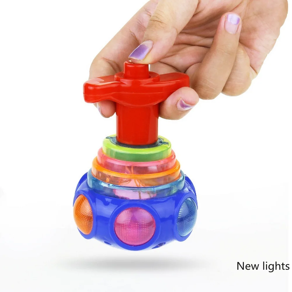 1 шт. деревянные светящиеся музыка гироскопа имитация светодиодный светильник