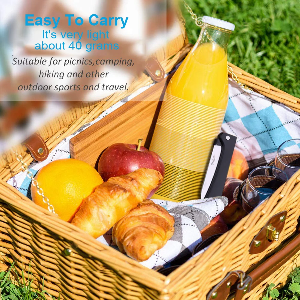 Кухонный нож из нержавеющей стали Складной карманный для повседневного