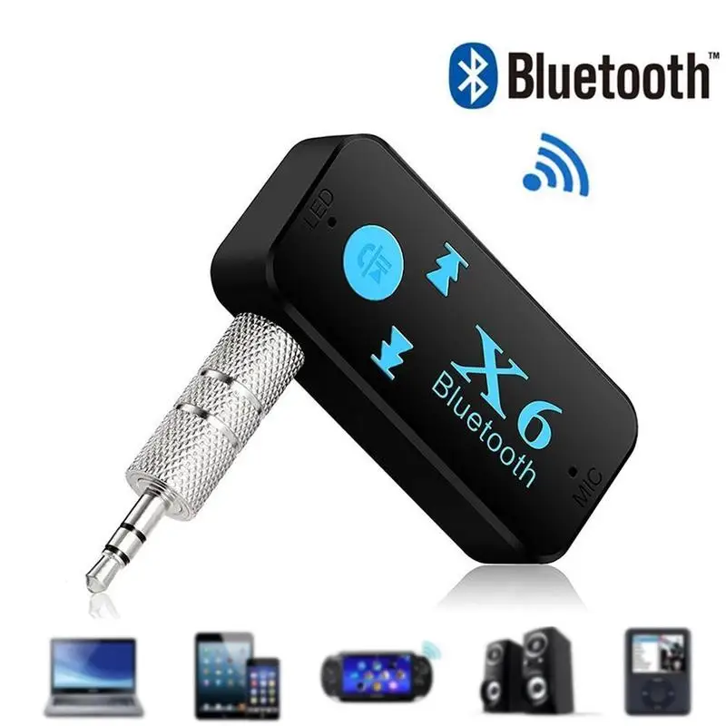 Aux 3 5 мм Автомобильный Bluetooth музыкальный приемник MP3 плеер звонки в режиме громкой