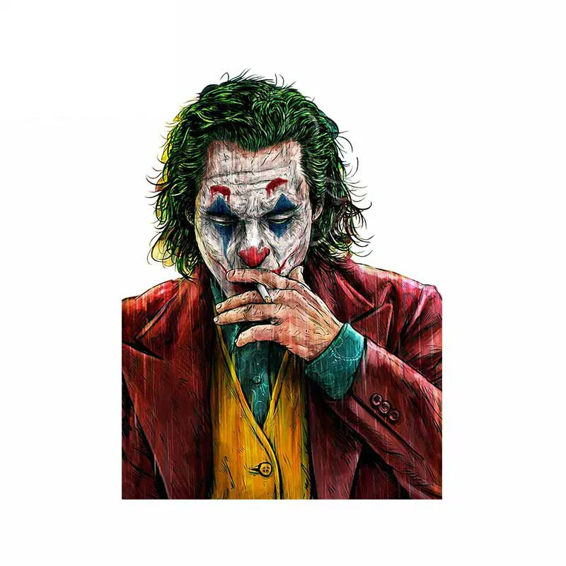

2021 New Fashion The Joker Paint Funny Big Car Stickers DiY Vinyl Waterproof Decor Bumper Window Car Accessories Decoration