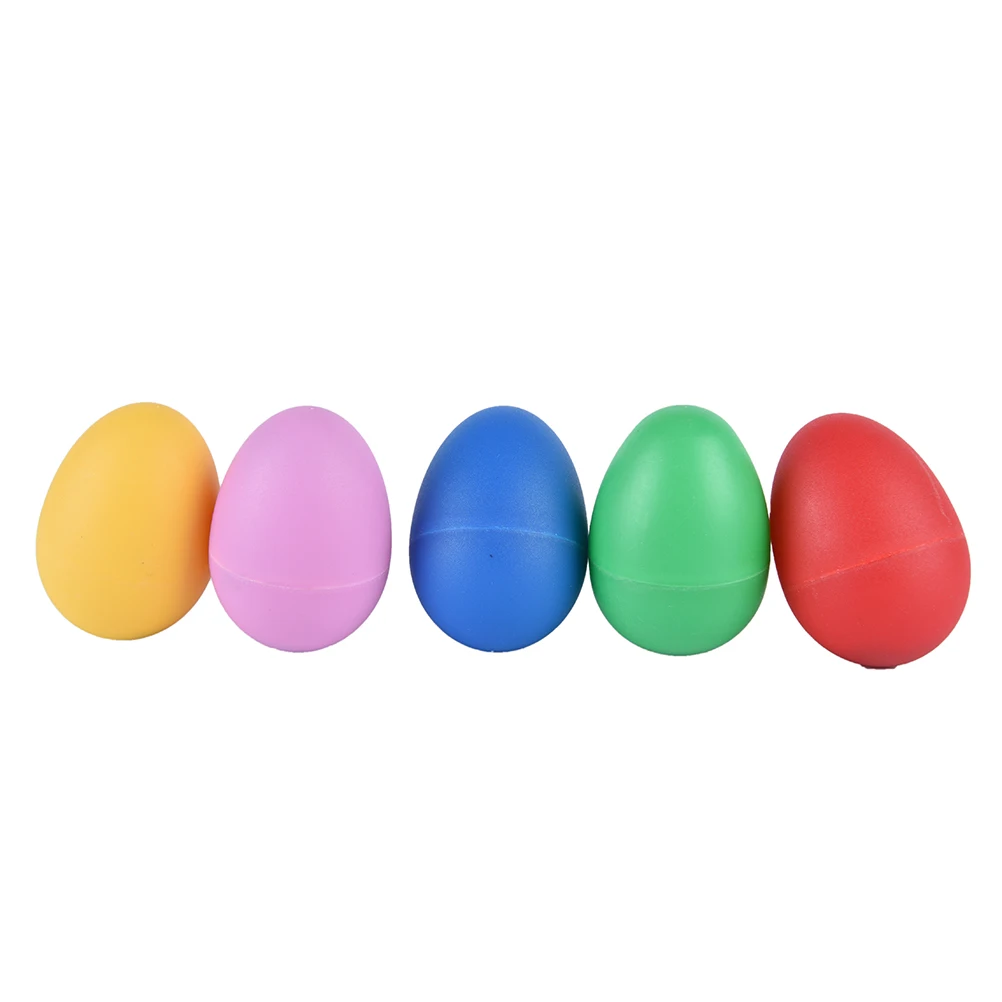 

5 Colors Musical Instruments Accessories Colourful Sound Eggs Shaker Maracas Percussion Red Blue Yellow Pink