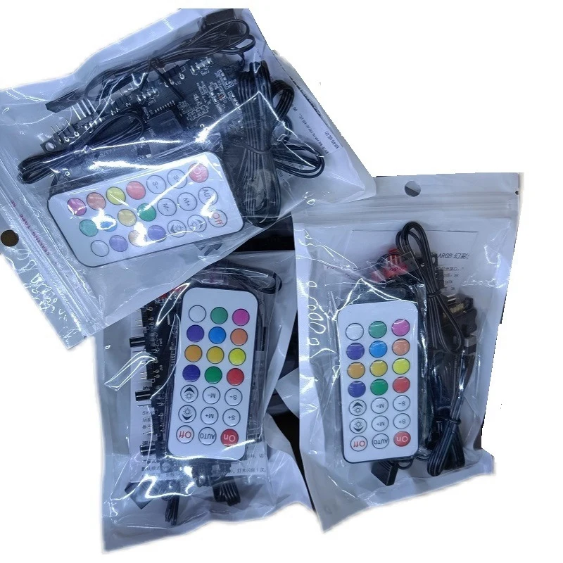 

RGB AURA ARGB Cable Splitter Hub Case Temperature Control Controller Extension Cable Adapter LED Strip Light