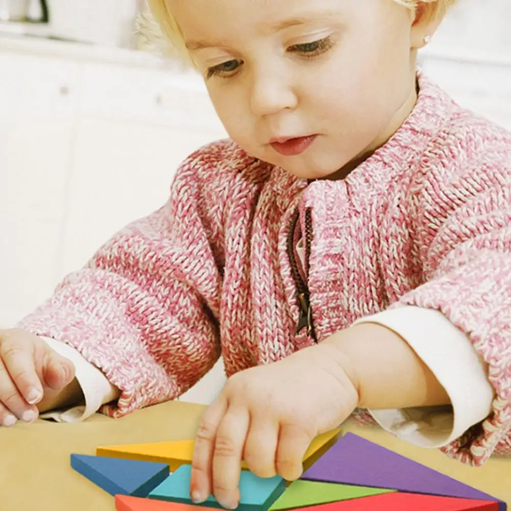MiDeer Tangram деревянная головоломка Обучающие Развивающие игрушки для детей